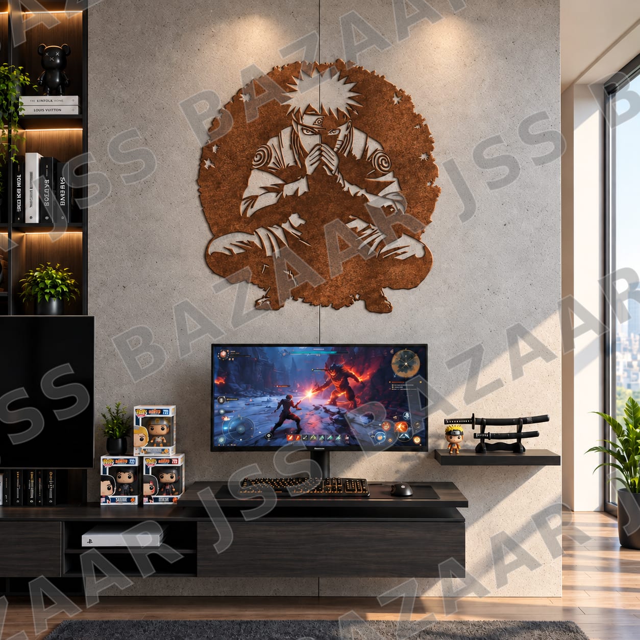 Naruto Uzumaki Anime Metal Wall Art