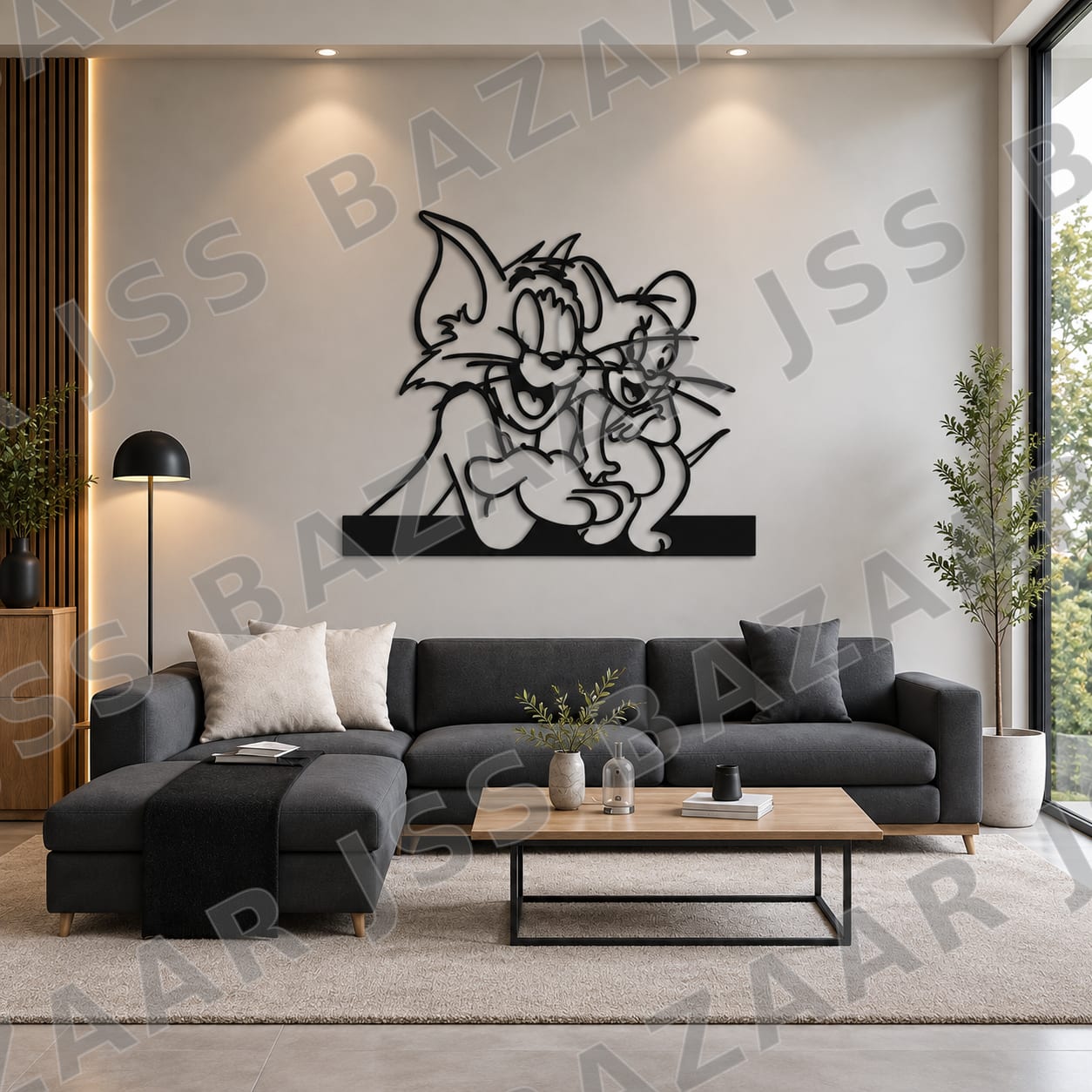 Tom & Jerry Premium Metal Wall Art