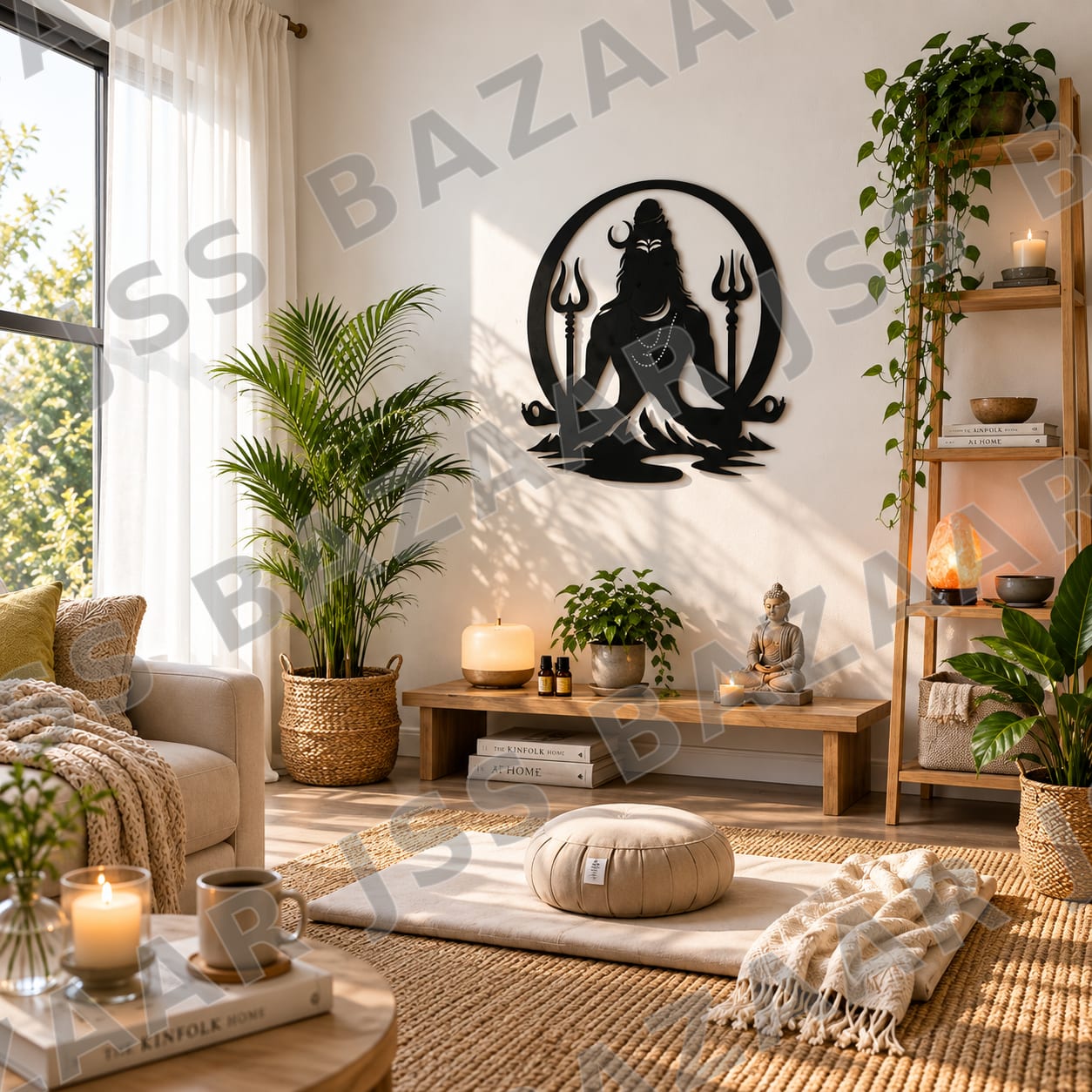 shiva-sadhna-with-trishul-background-metal-wall-art