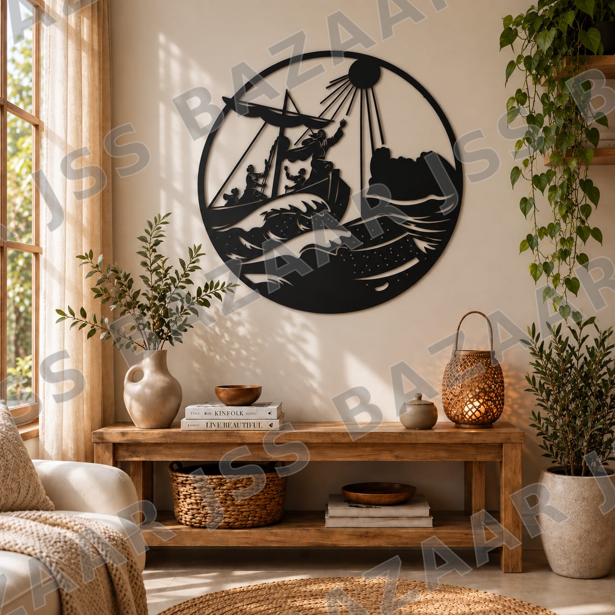 Ship Sailor Premium Metal Wall Art