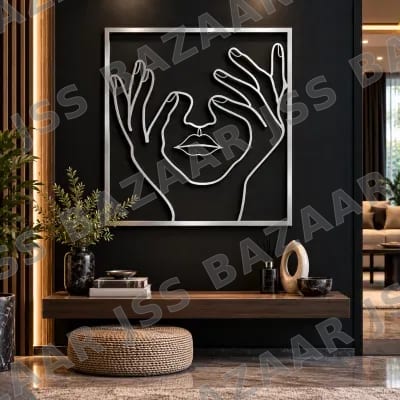 Female Expression Metal Wall Art