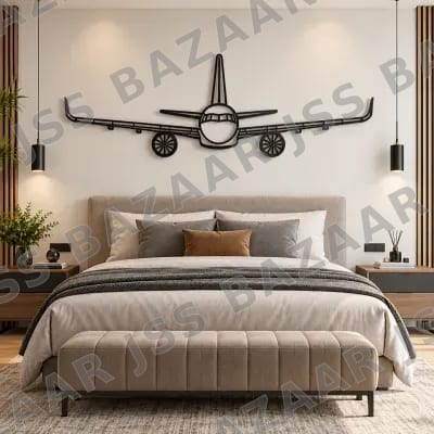 Air Plane Premium Metal Wall Art