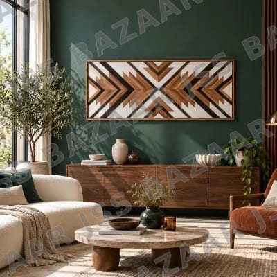 Geometric Arrow Wooden Wall Art