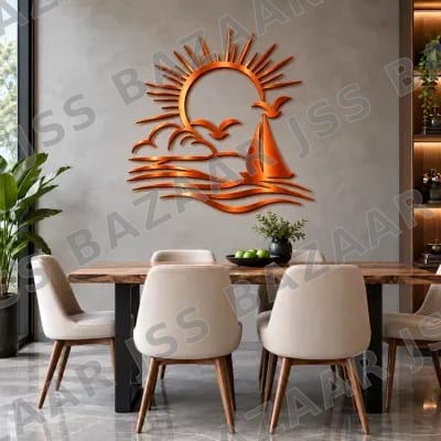 Premium Tropical Metal Wall Art