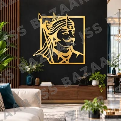 Maharana pratap metal wall art