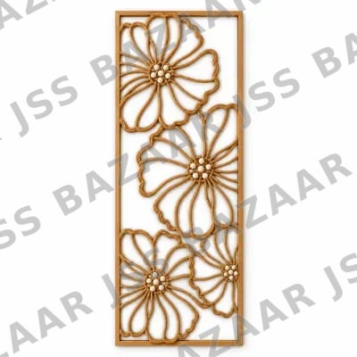 Floral Bloom Wooden Wall Art