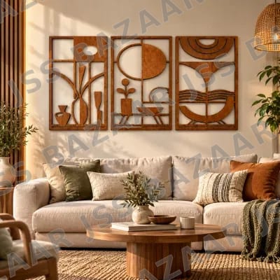 Modern Abstract Wooden Wall Art