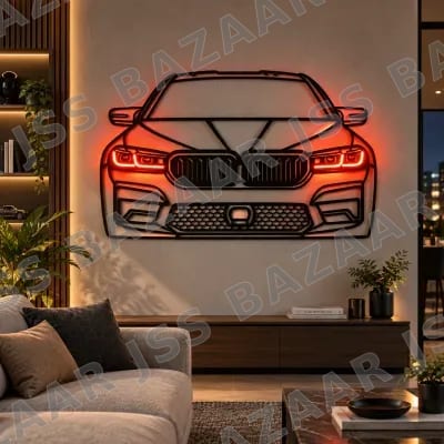 Luxury Sports Car Metal Wall Art