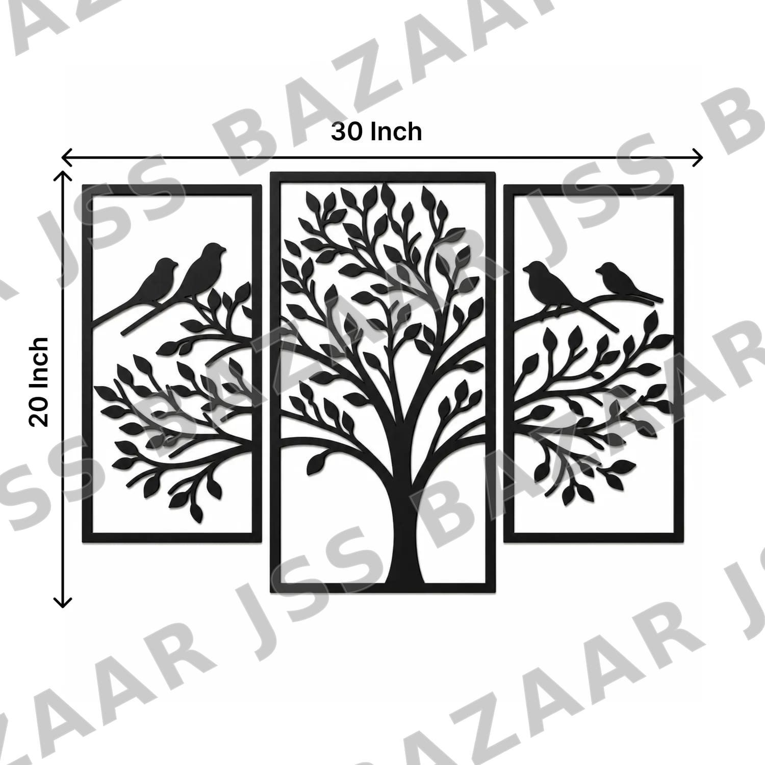 Tree 3 Pieces Metal Wall Art - Image 6