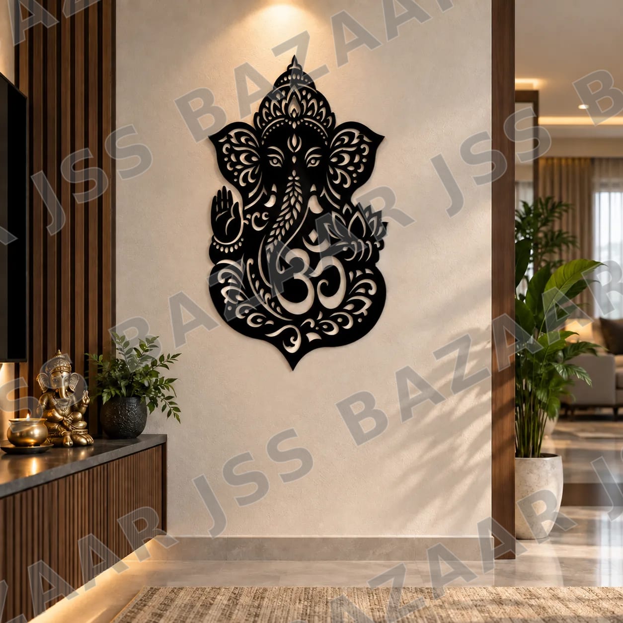 Ganesha Metal Wall Art - Image 3