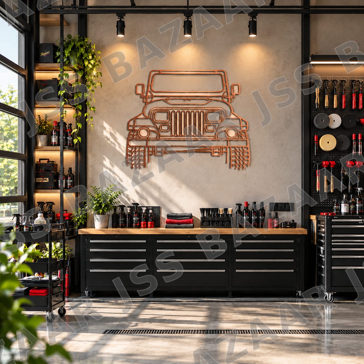 Jeep Metal Wall Art. - Image 1