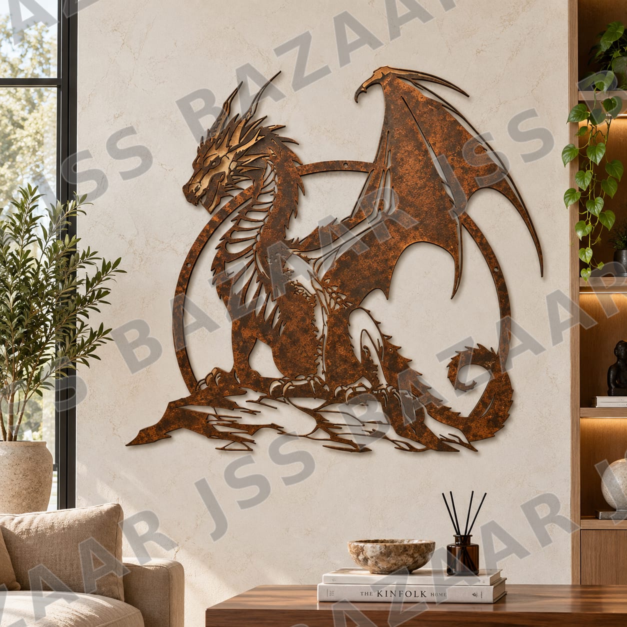Game of Thrones Dragon Metal Wall Art - Image 1