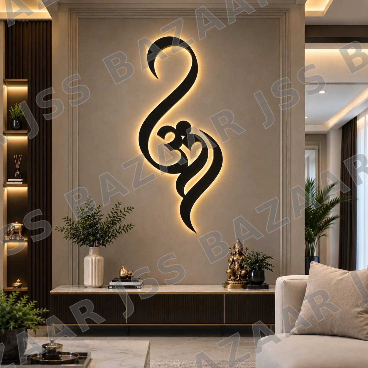 Premium Elegant Om Metal Wall Art - Image 4