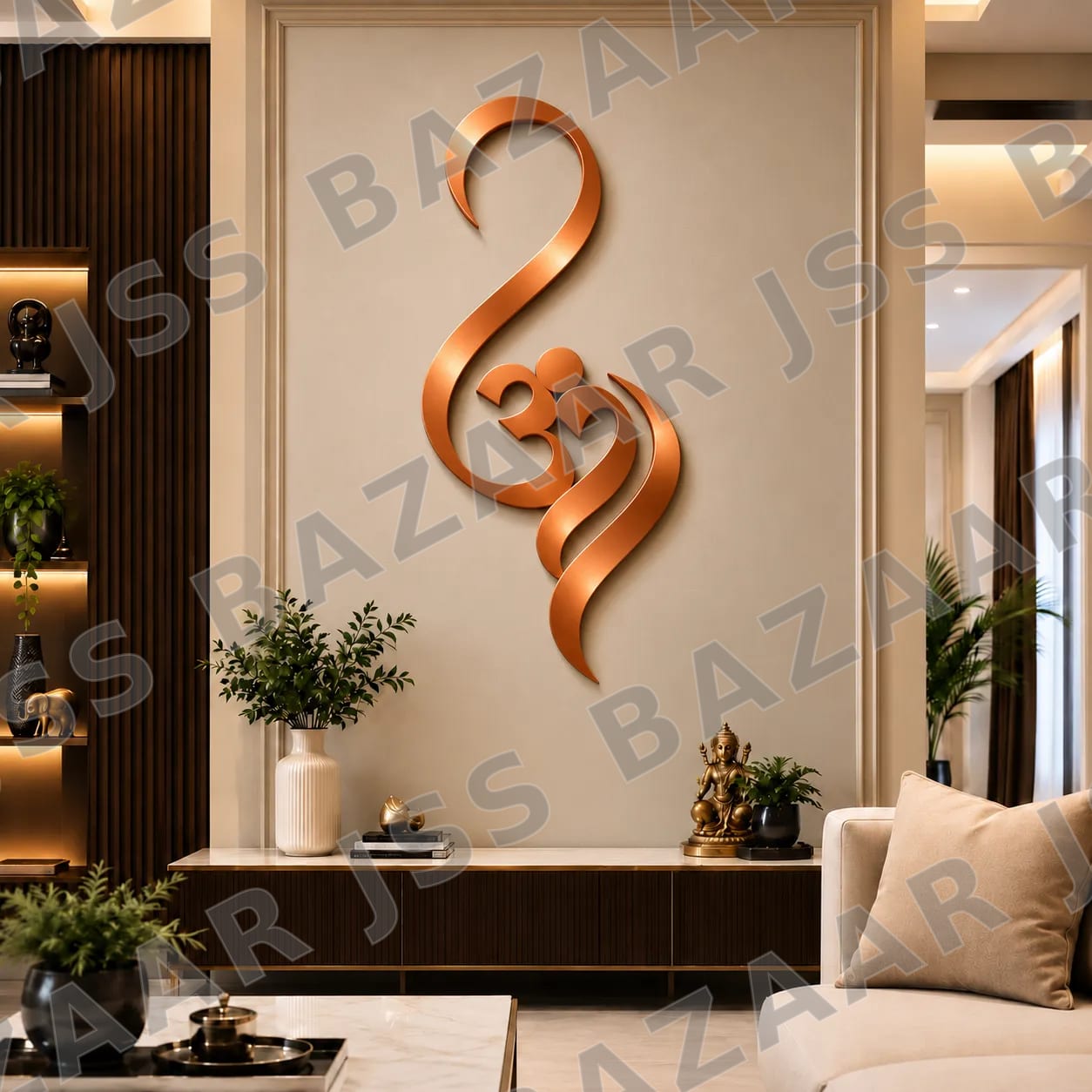 Premium Elegant Om Metal Wall Art - Image 6