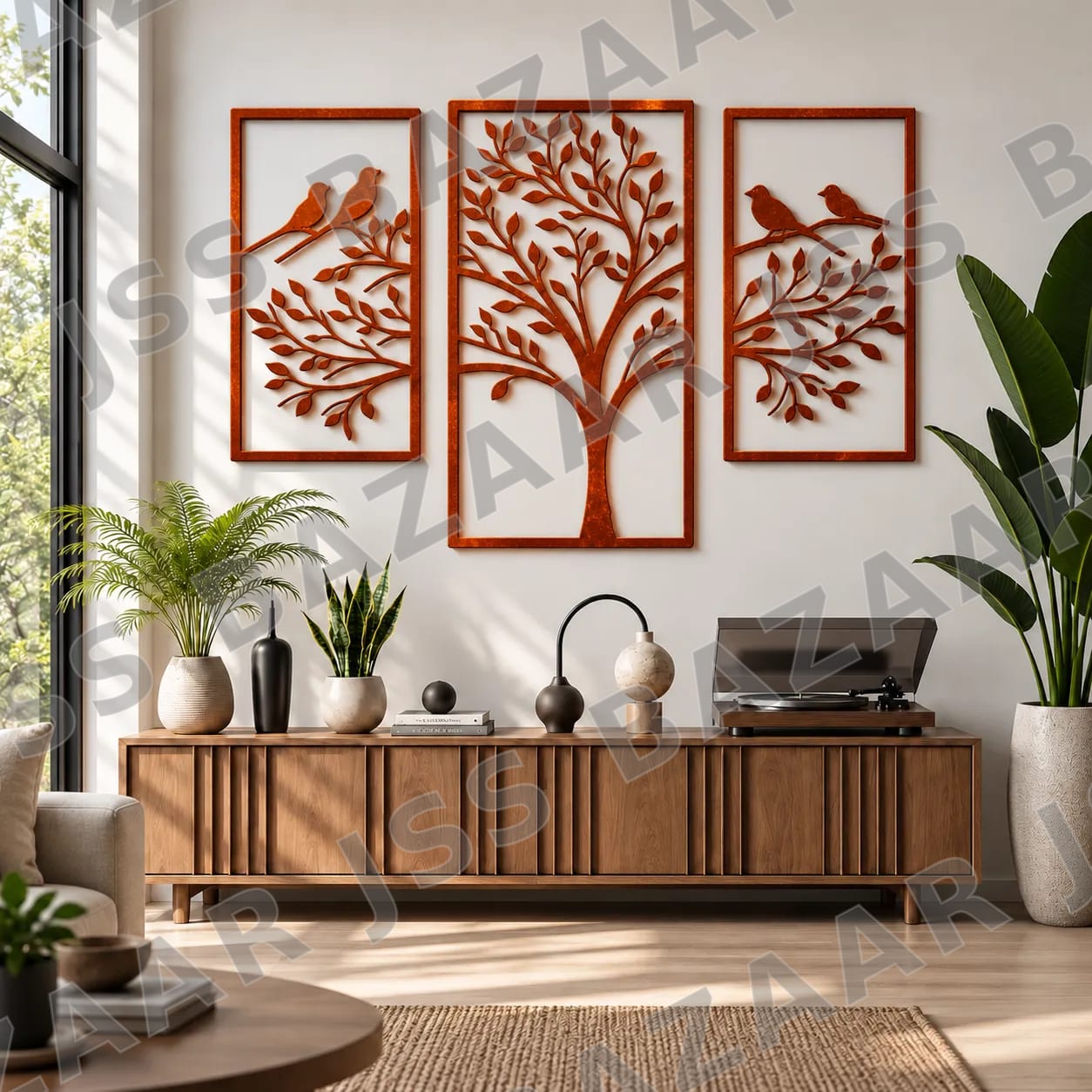 Tree 3 Pieces Metal Wall Art - Image 7