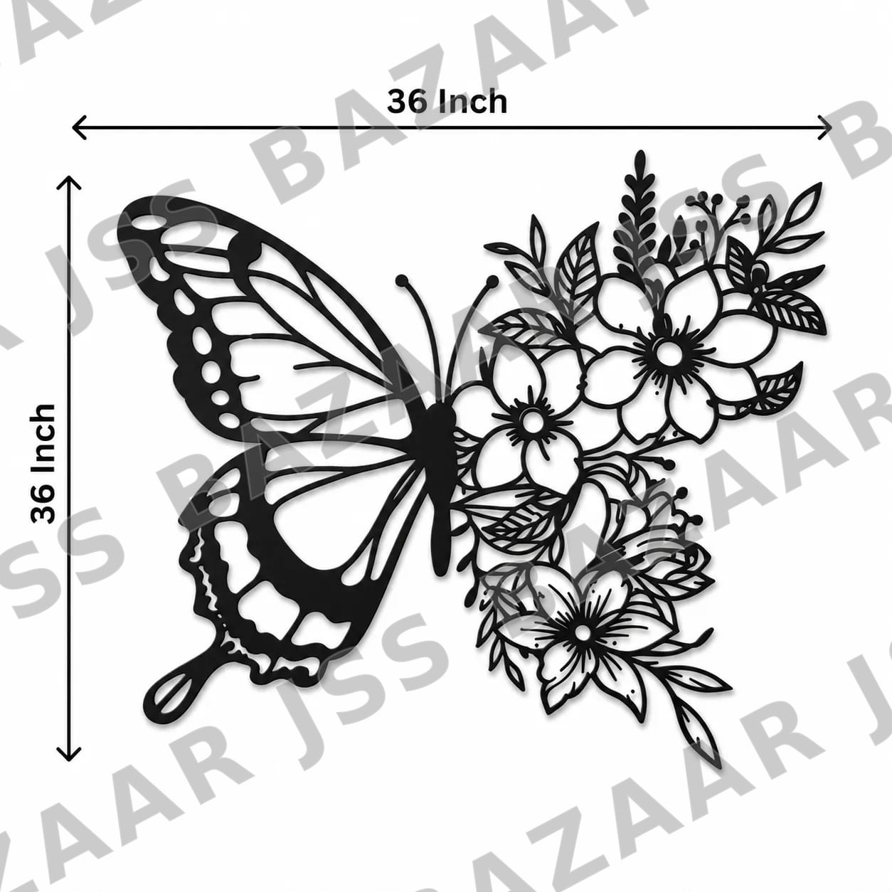 Butterfly Premium Metal Wall Art - Image 7