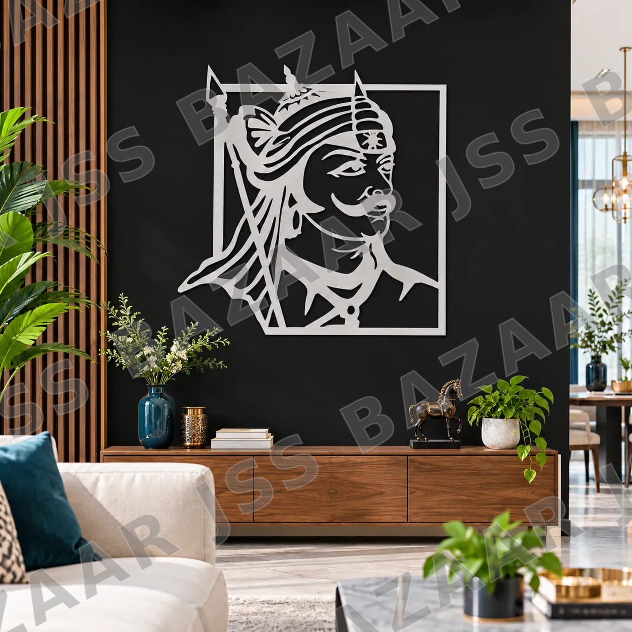 Maharana pratap metal wall art - Image 3