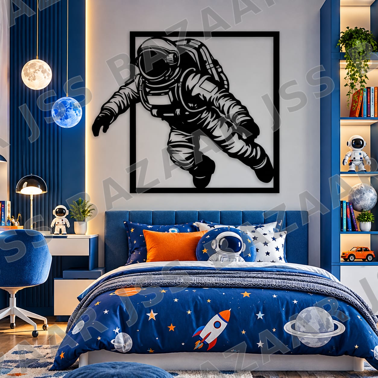 Astronaut Metal Wall Art - Image 4