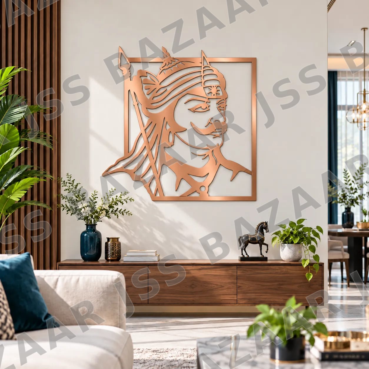 Maharana pratap metal wall art - Image 5