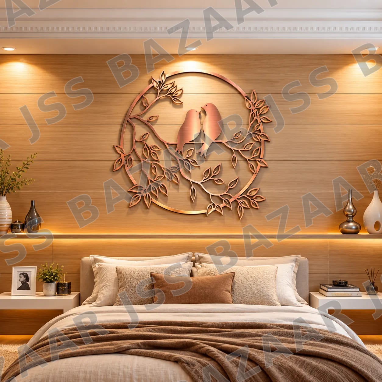 Birds on Branch Metal Wall Art - Image 6