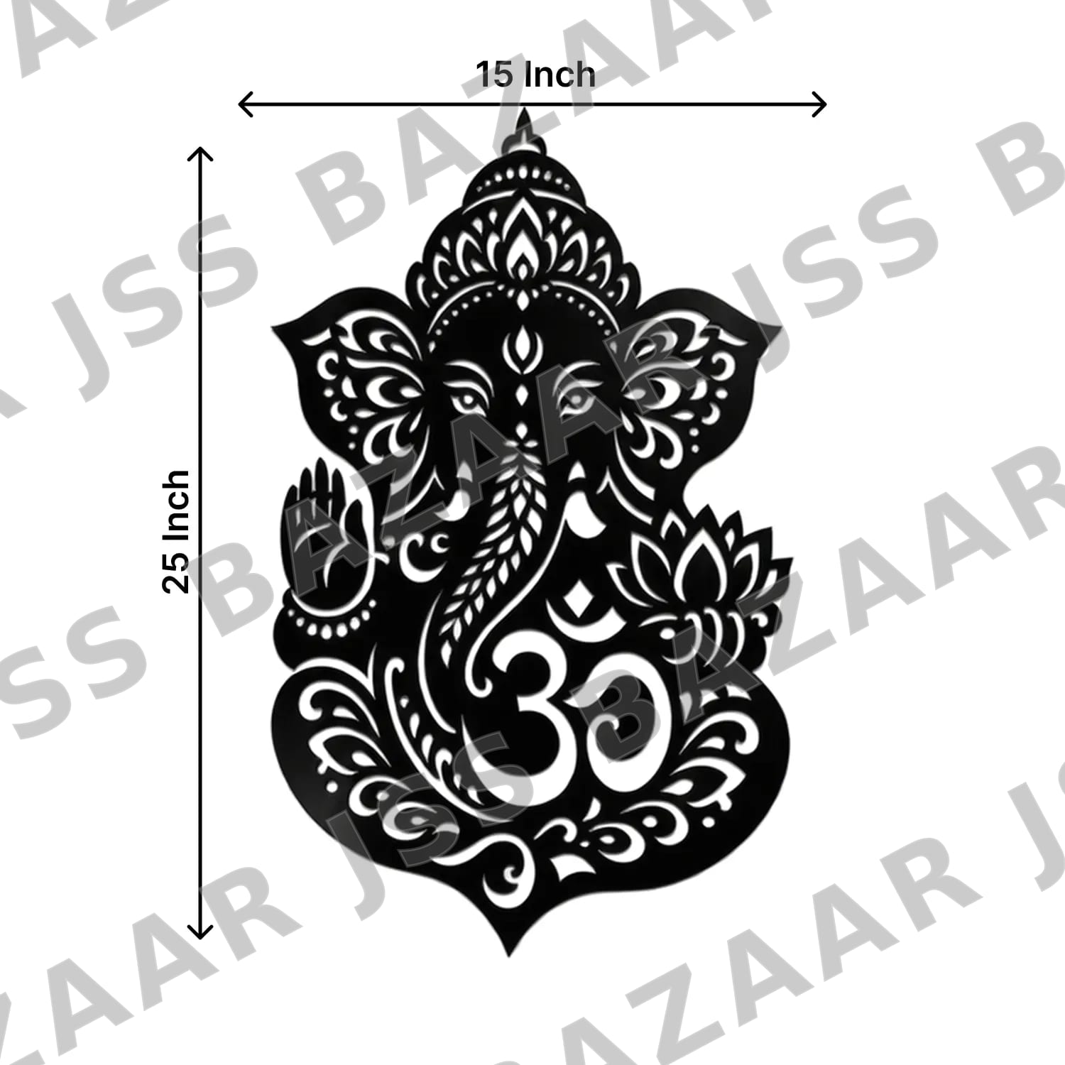 Ganesha Metal Wall Art - Image 7