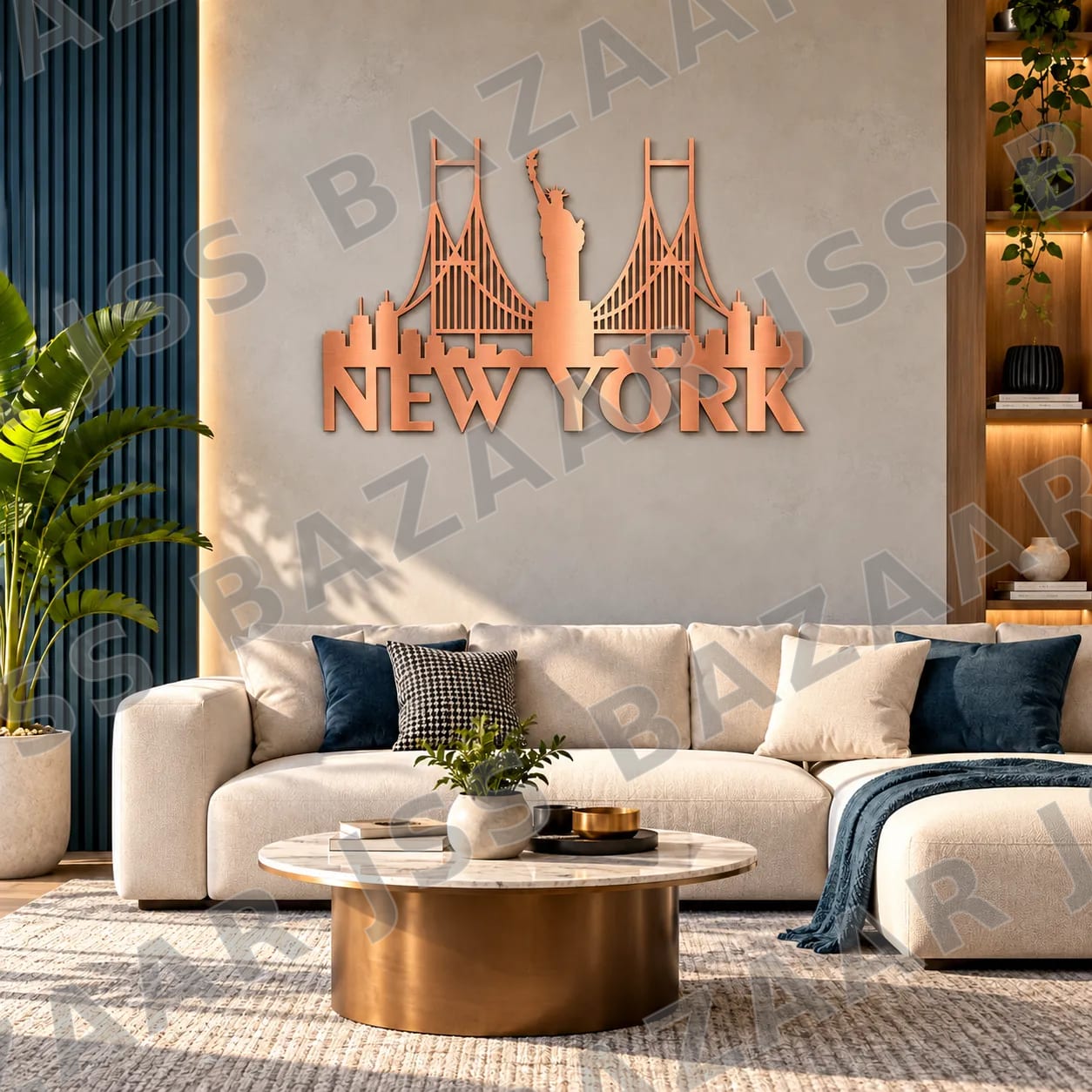 New York Skyline Metal Wall Art - Image 6