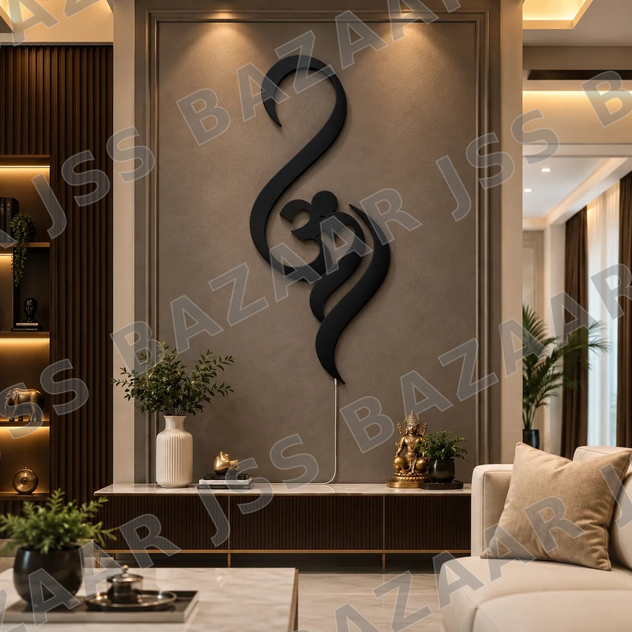 Premium Elegant om Metal Wall Art - Image 5