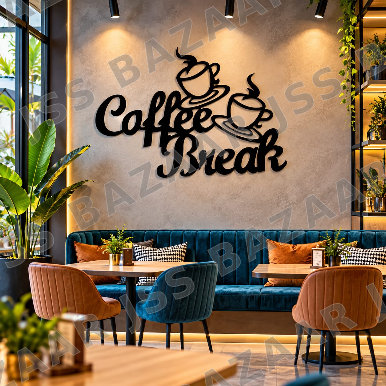Coffee Break Metal Wall Art - Image 4
