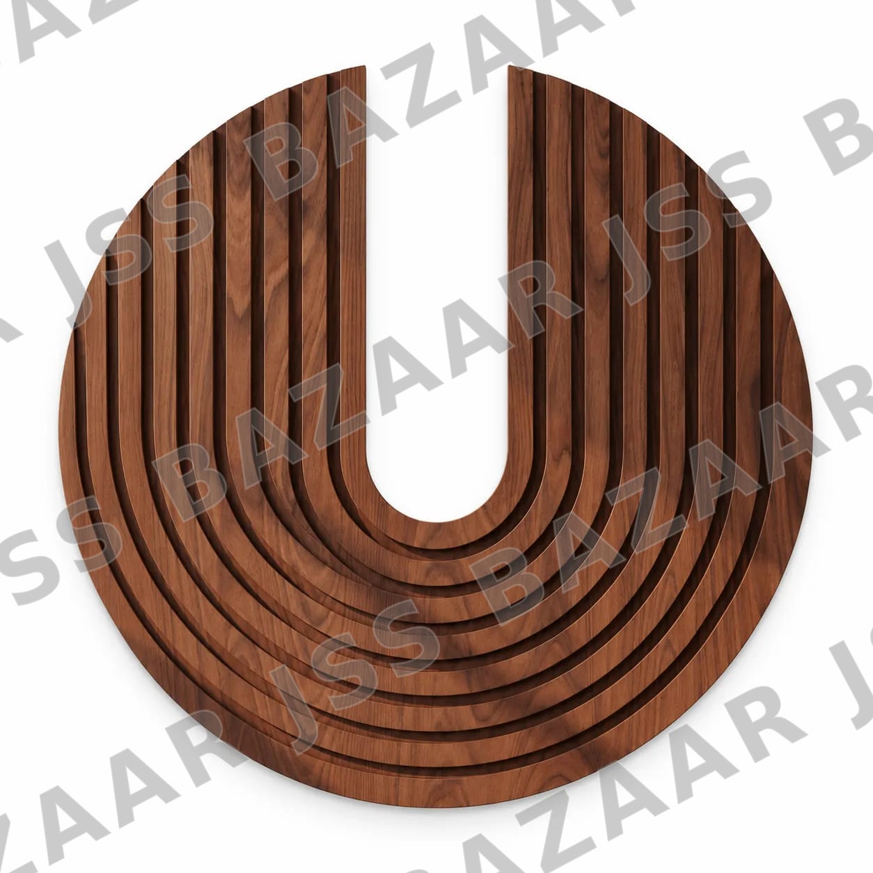 Infinity Curve Wooden Wall Art - Image 1