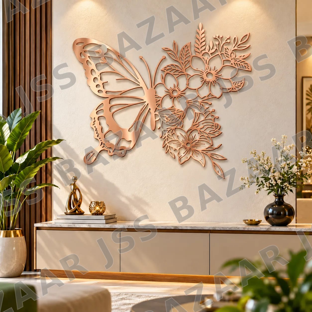 Butterfly Premium Metal Wall Art - Image 3