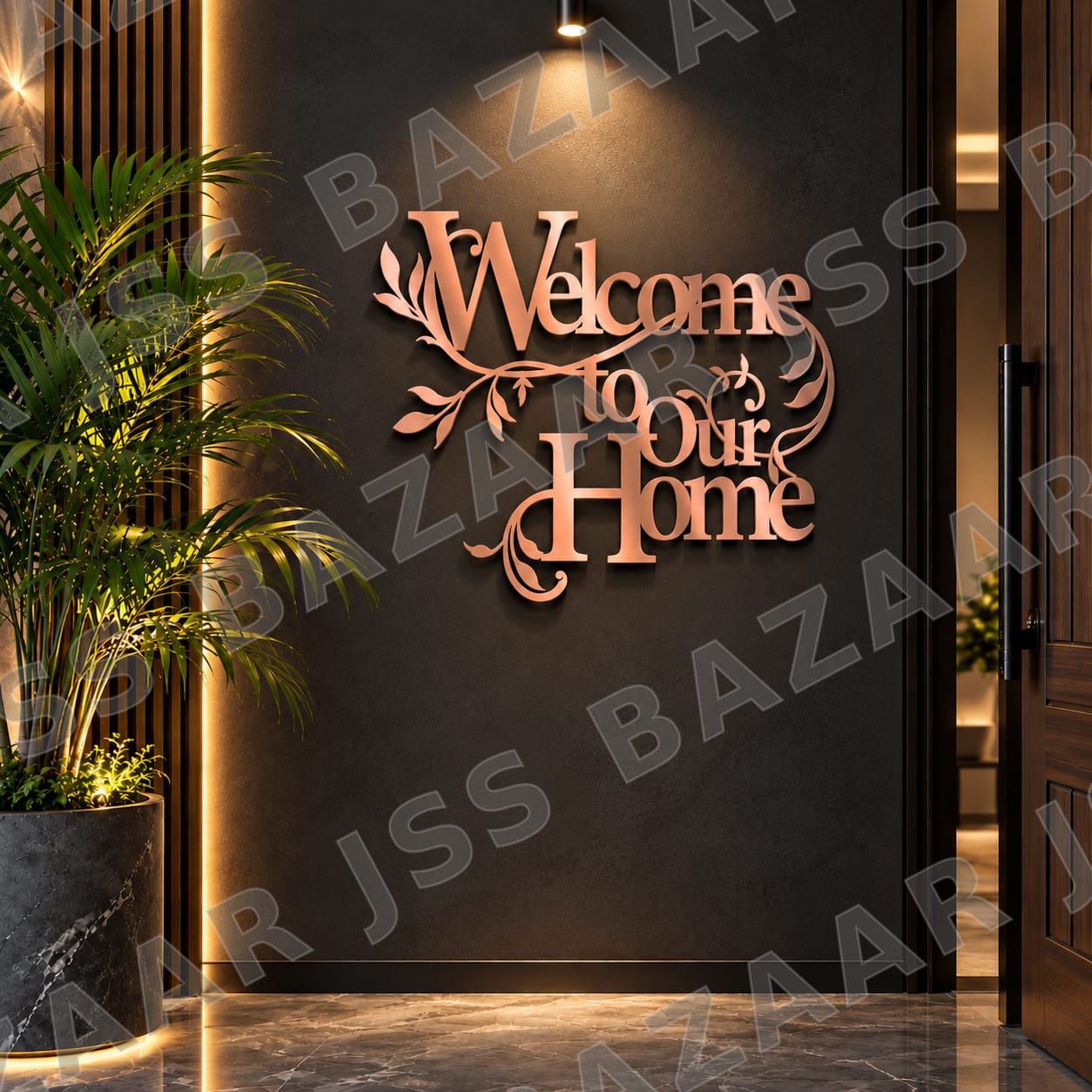 Welcome to our home metal wall art - Image 5