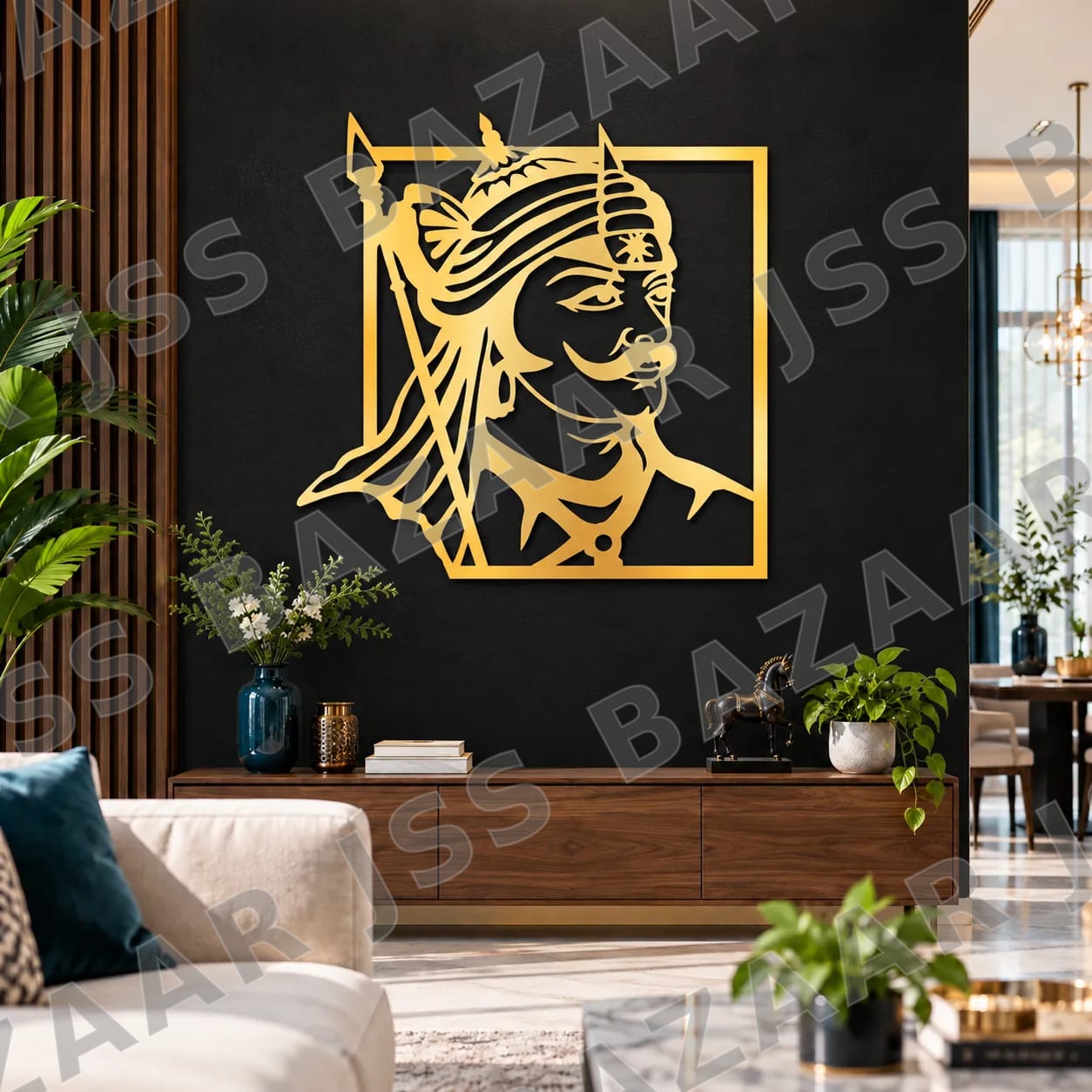 Maharana pratap metal wall art - Image 2