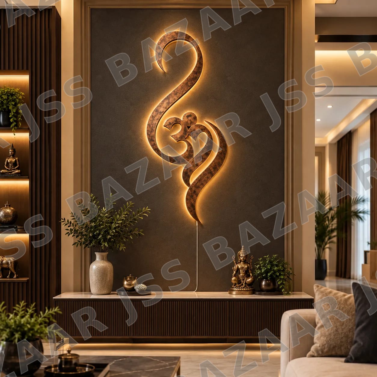 Premium Elegant om Metal Wall Art - Image 6