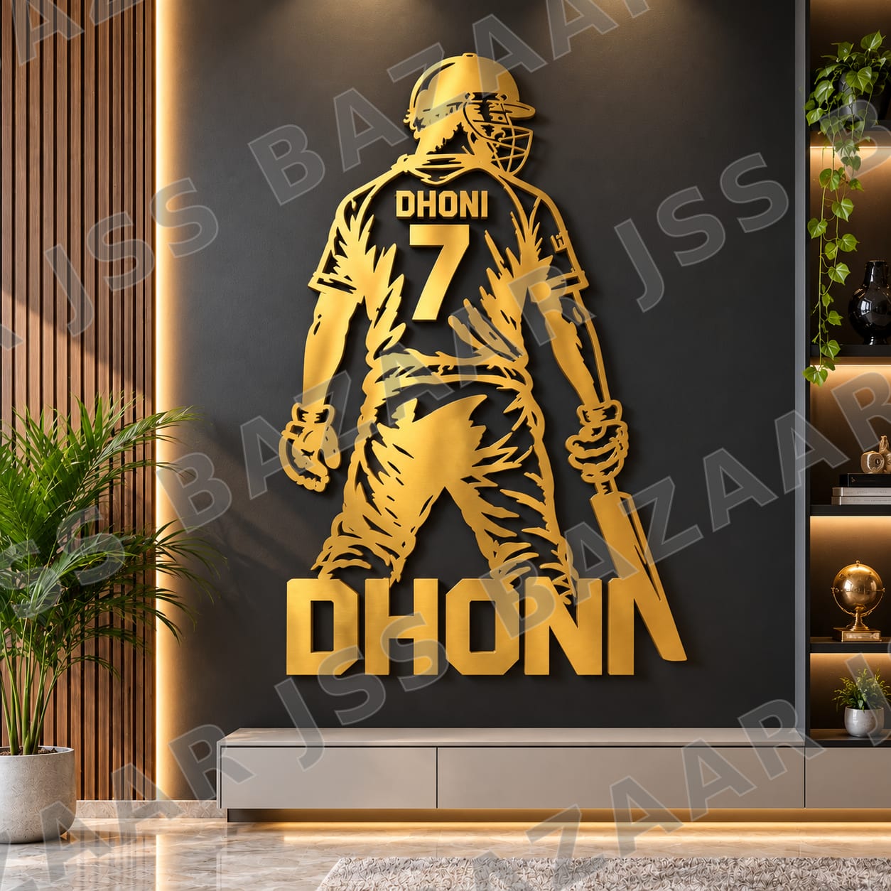 Dhoni 7 Metal Wall Art. - Image 5