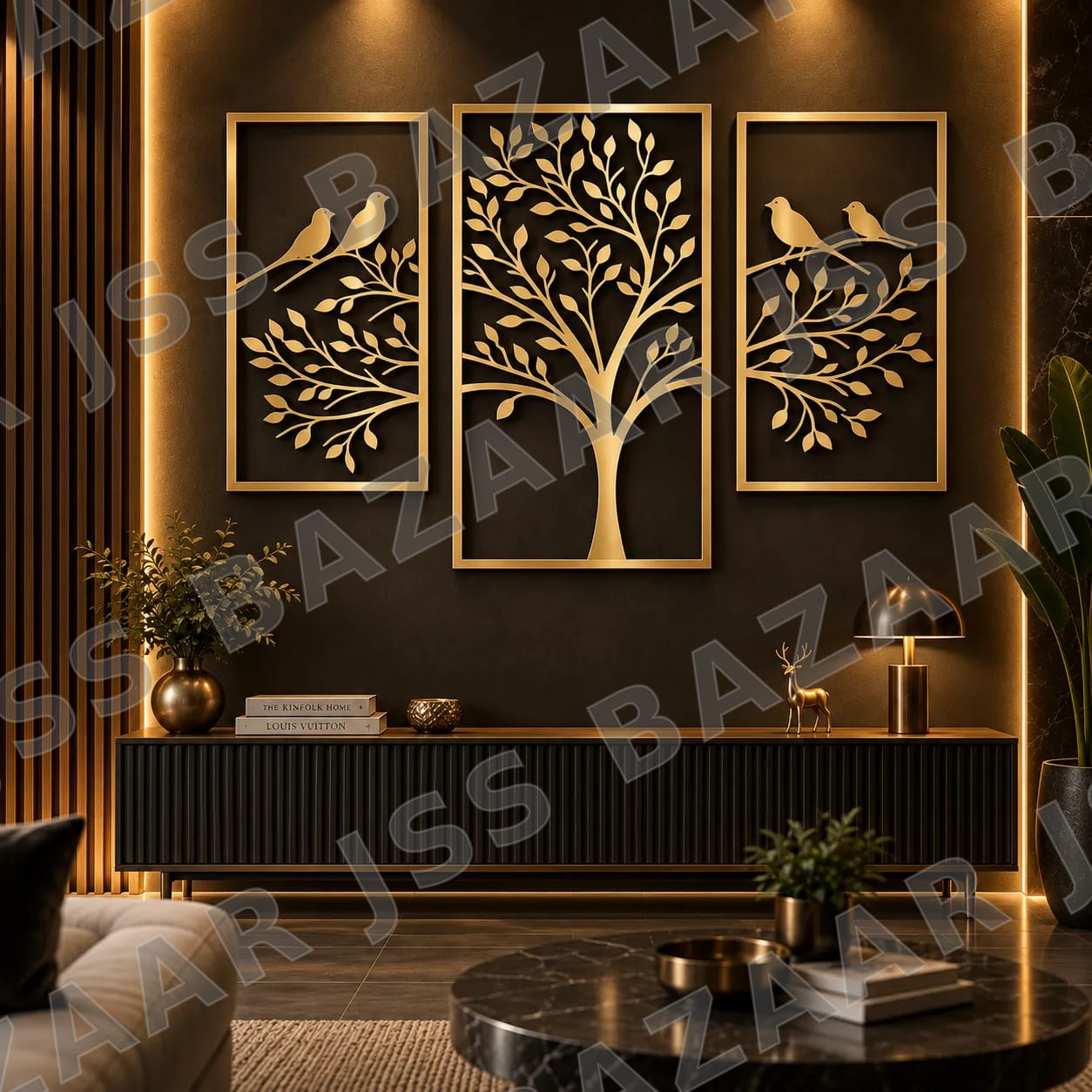 Tree 3 Pieces Metal Wall Art - Image 5