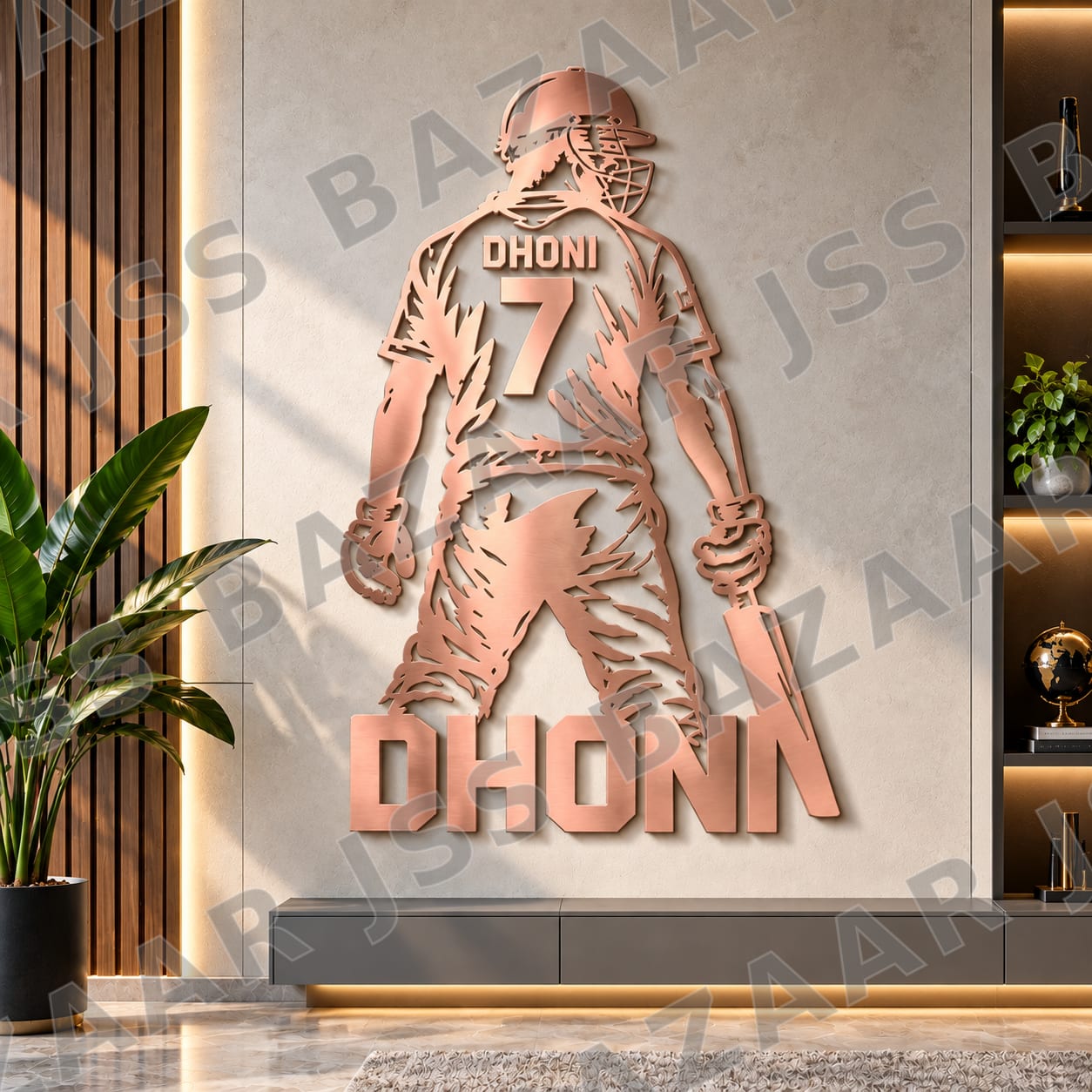 Dhoni 7 Metal Wall Art. - Image 4