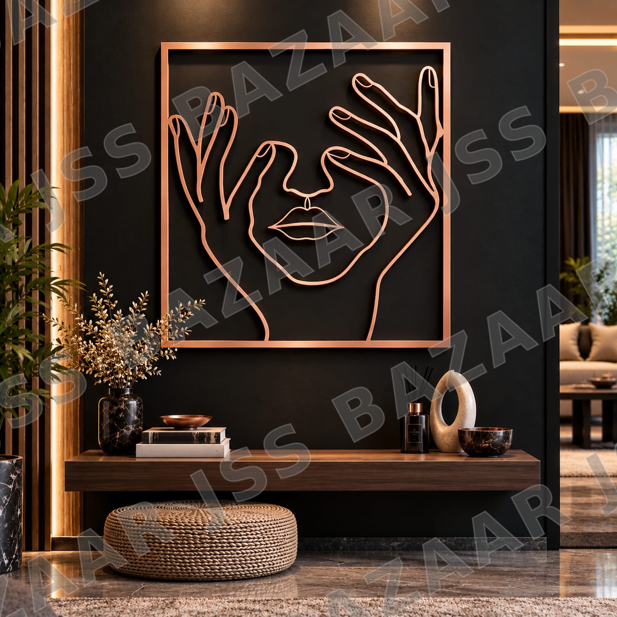 Female Expression Metal Wall Art - Image 5