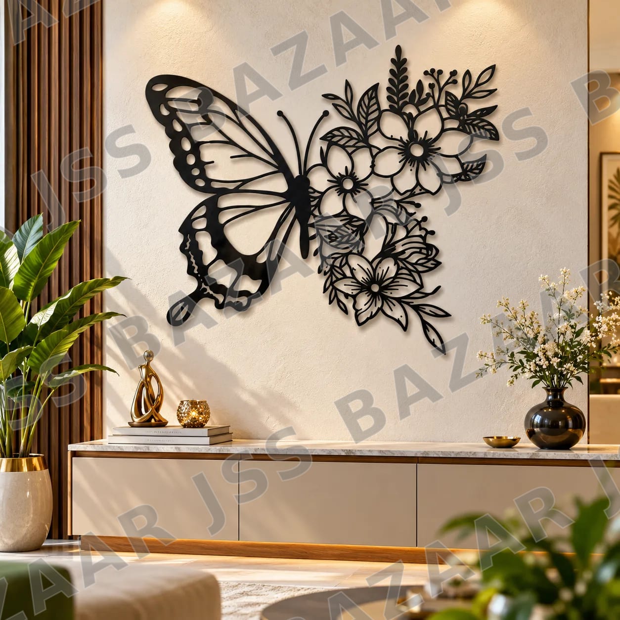Butterfly Premium Metal Wall Art - Image 2