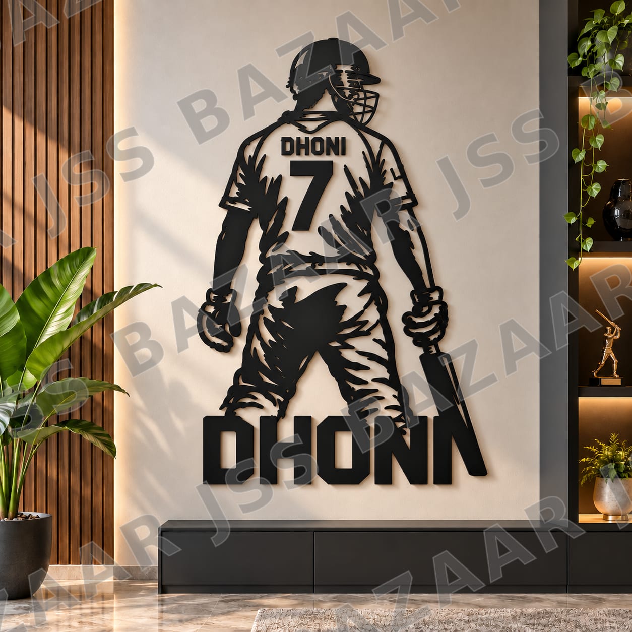 Dhoni 7 Metal Wall Art. - Image 6