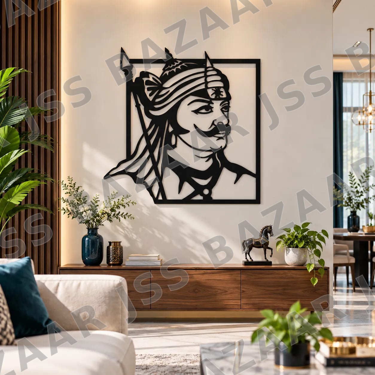 Maharana pratap metal wall art - Image 6
