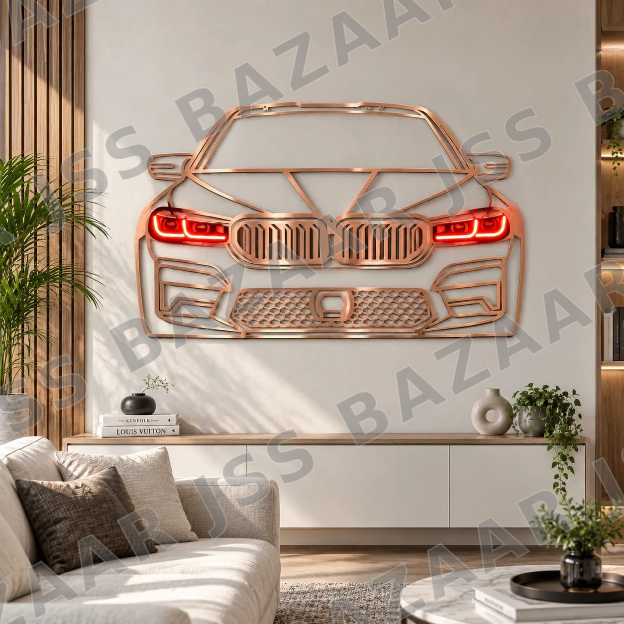 Luxury Sports Car Metal Wall Art - Image 5