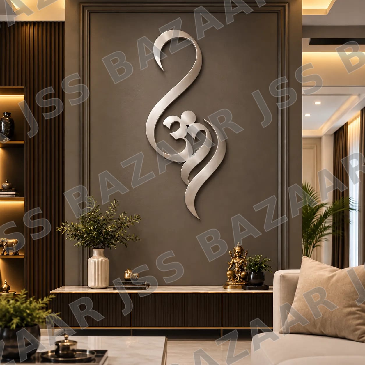 Premium Elegant om Metal Wall Art - Image 3