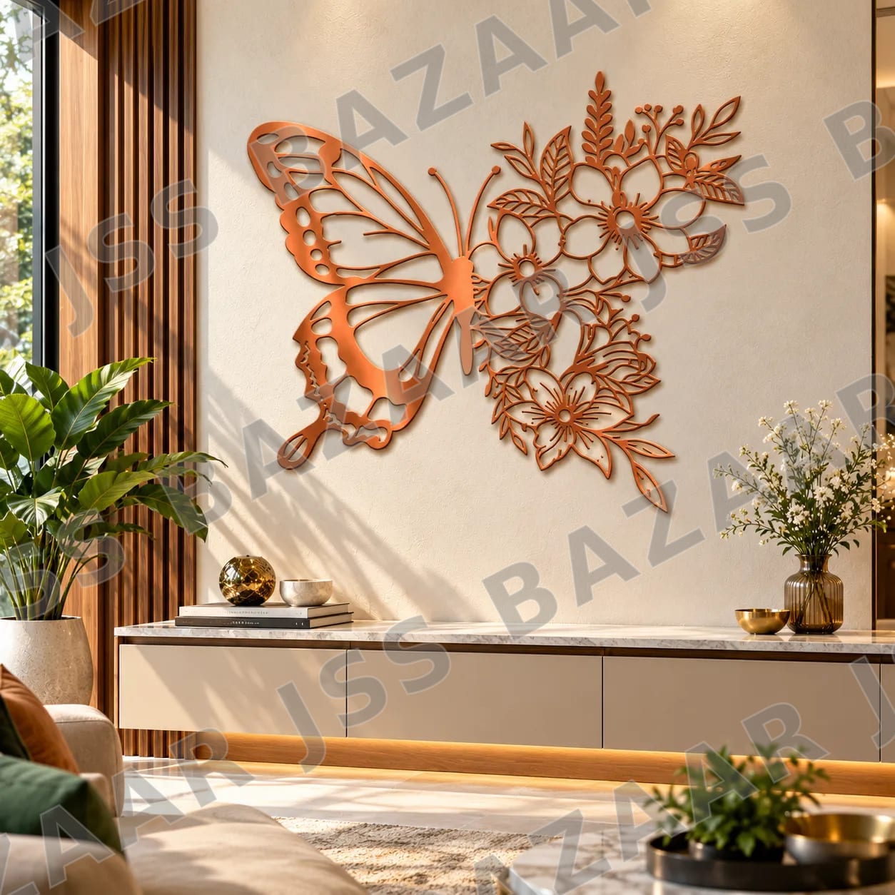 Butterfly Premium Metal Wall Art - Image 4