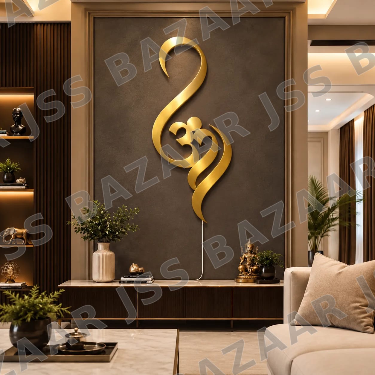 Premium Elegant om Metal Wall Art - Image 4