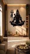 Premium Shiv Sadhna Metal Wall Art