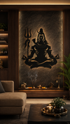 Premium Shiv Sadhna Metal Wall Art
