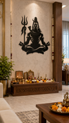 Premium Shiv Sadhna Metal Wall Art
