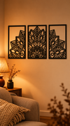 Rajasthani Mehandi Wall Art (3 Pieces)