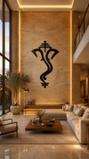 Ganesha tracing Premium Metal Wall Art