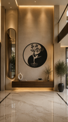 Yoga Tree Root Metal Wall Art